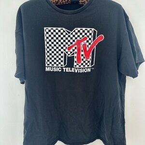 MTV Black Graphic T-Shirt